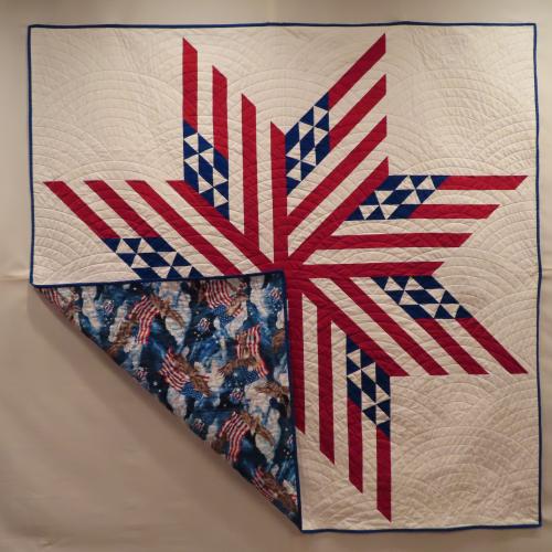 Flag Lone Star Folded