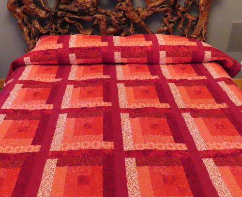 RedLogCabinBedPillow